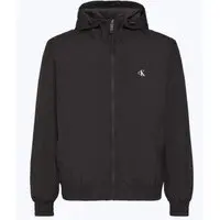 Jaqueta Calvin Klein Jeans Hooded Nylon Harrington - Preto - 1