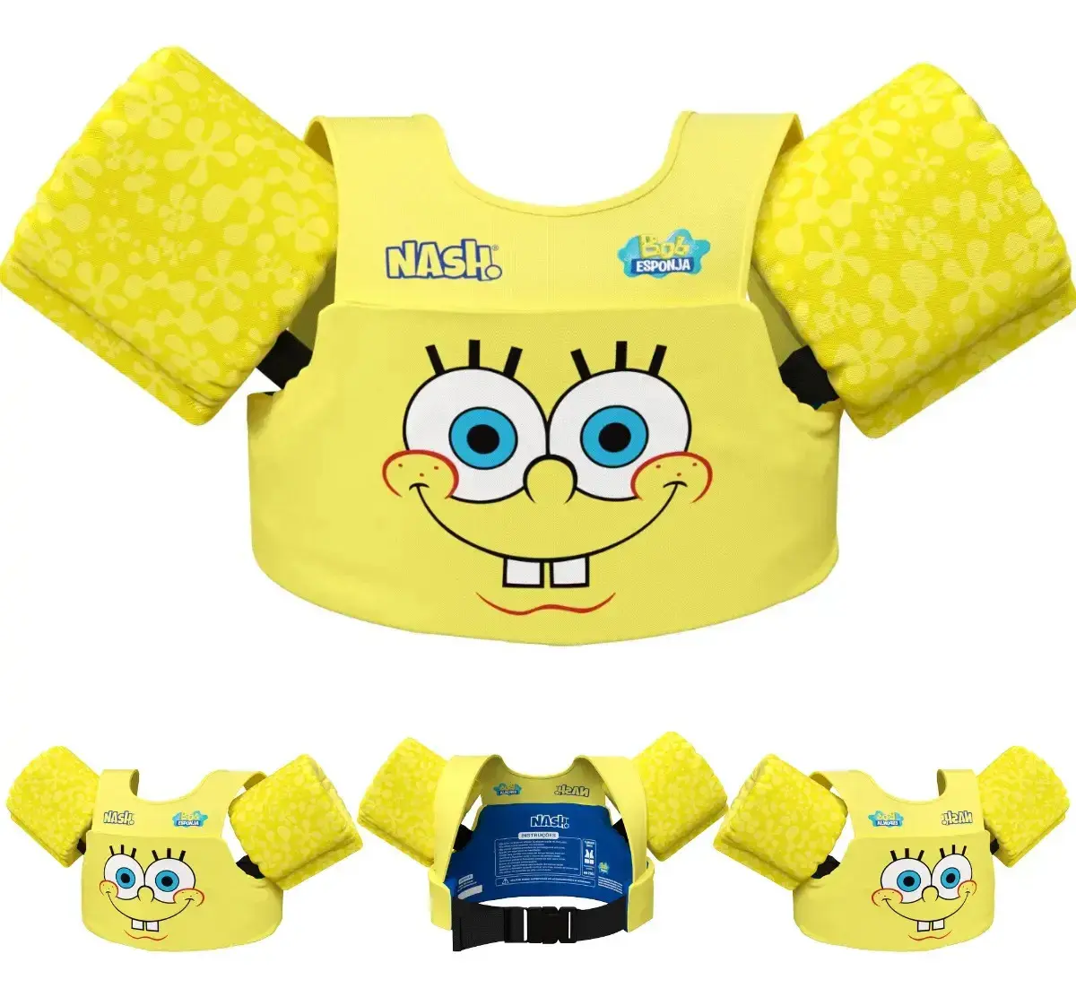 Boia Colete Infantil Homologado Patrulha Canina Paw Patrol Cor Bob Esponja