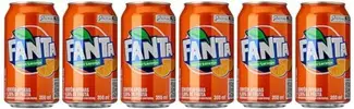 3 packs - Pack de Fanta Laranja lata 350ml 6 unidades - 1