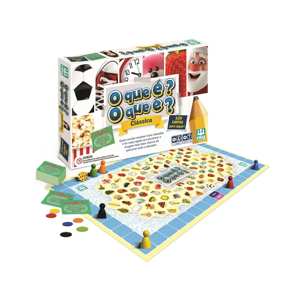 Jogo - O Que É O Que É - Clássico, Nig Brinquedos