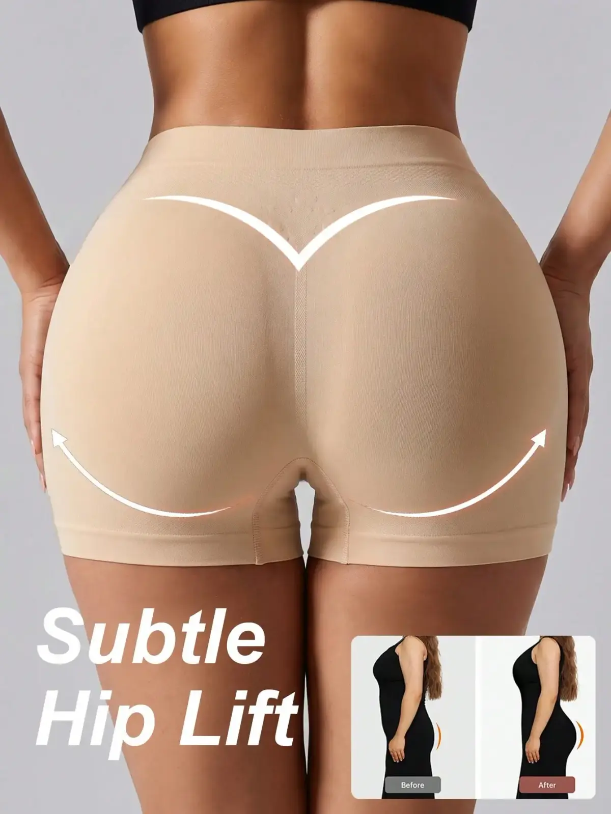 Calcinha Modeladora Feminina Sem Costura, Cintura Baixa, Com Controle de Abdômen, Confortável e Respirável, Calcinhas Levanta Bumbum - 1