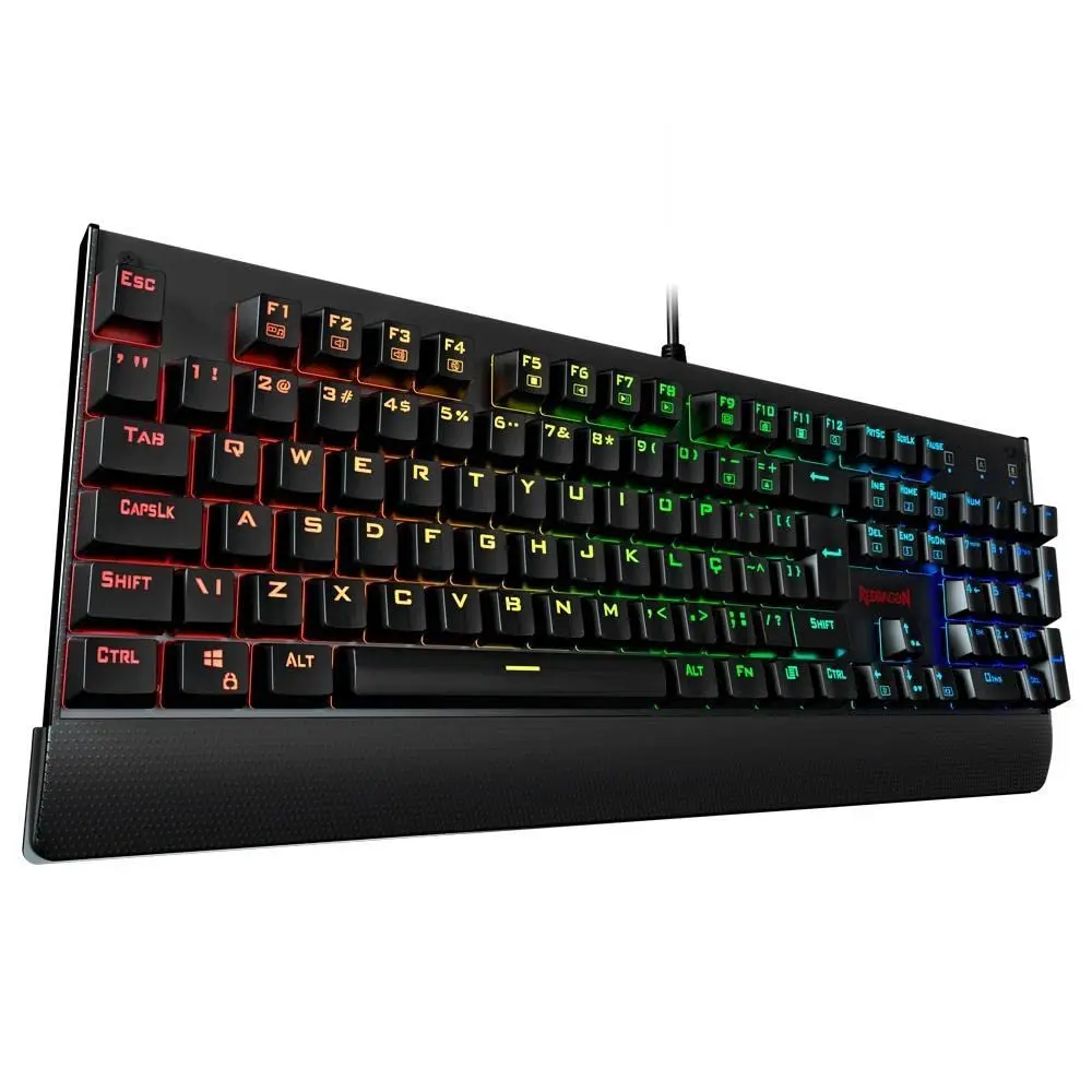 TECLADO MECÂNICO GAMER REDRAGON KALA RGB PRETO SWITCH AZUL K557RGB (PT-BLUE) - 1