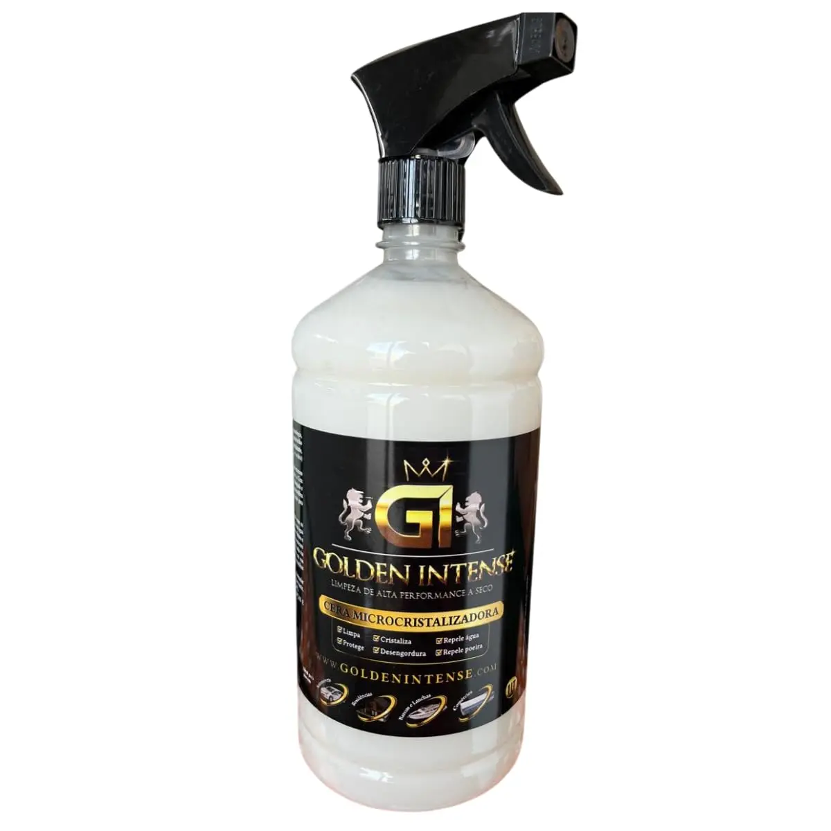 Cera Líquida Micro Cristalizadora Automotiva Golden Intense 1 Litro