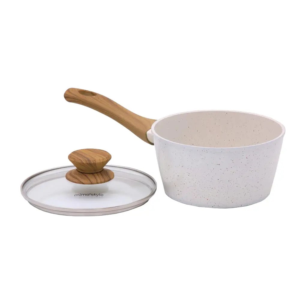 Mimo Style, Panela em Aço Inox com Tampa de Vidro com Saída de Vapor Style
