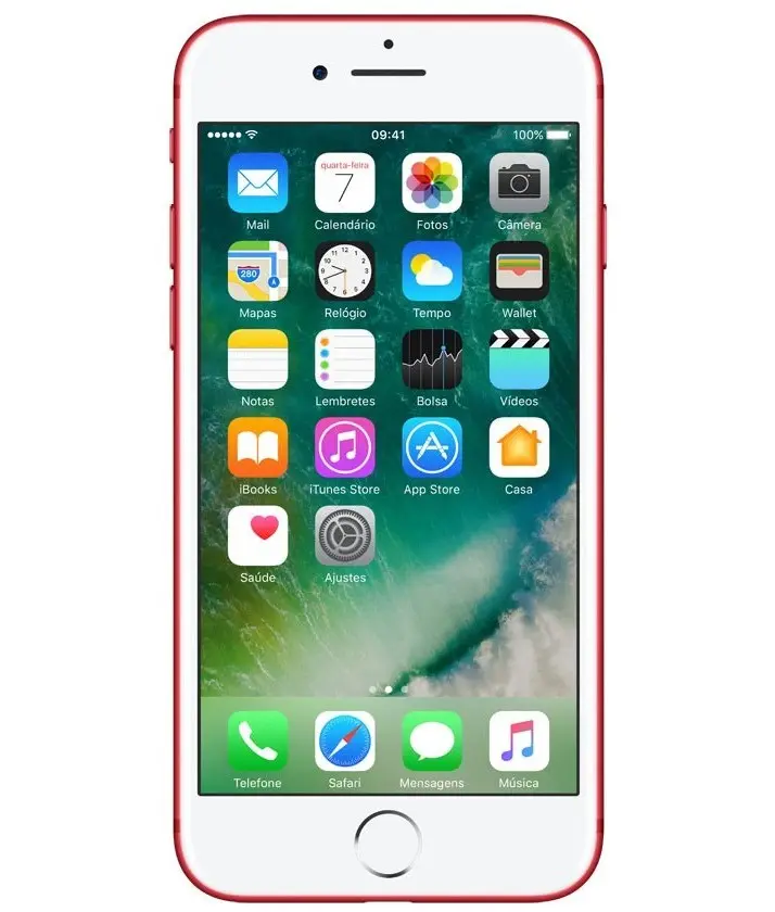 iPhone 7 256GB Vermelho Seminovo Excelente