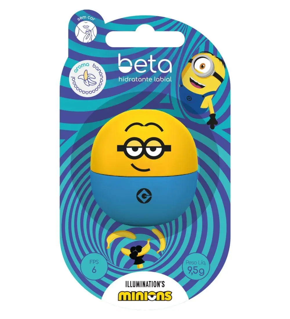 Beta Hidratante Labial com FPS6 - Minions 9,5g | Edição especial - 1