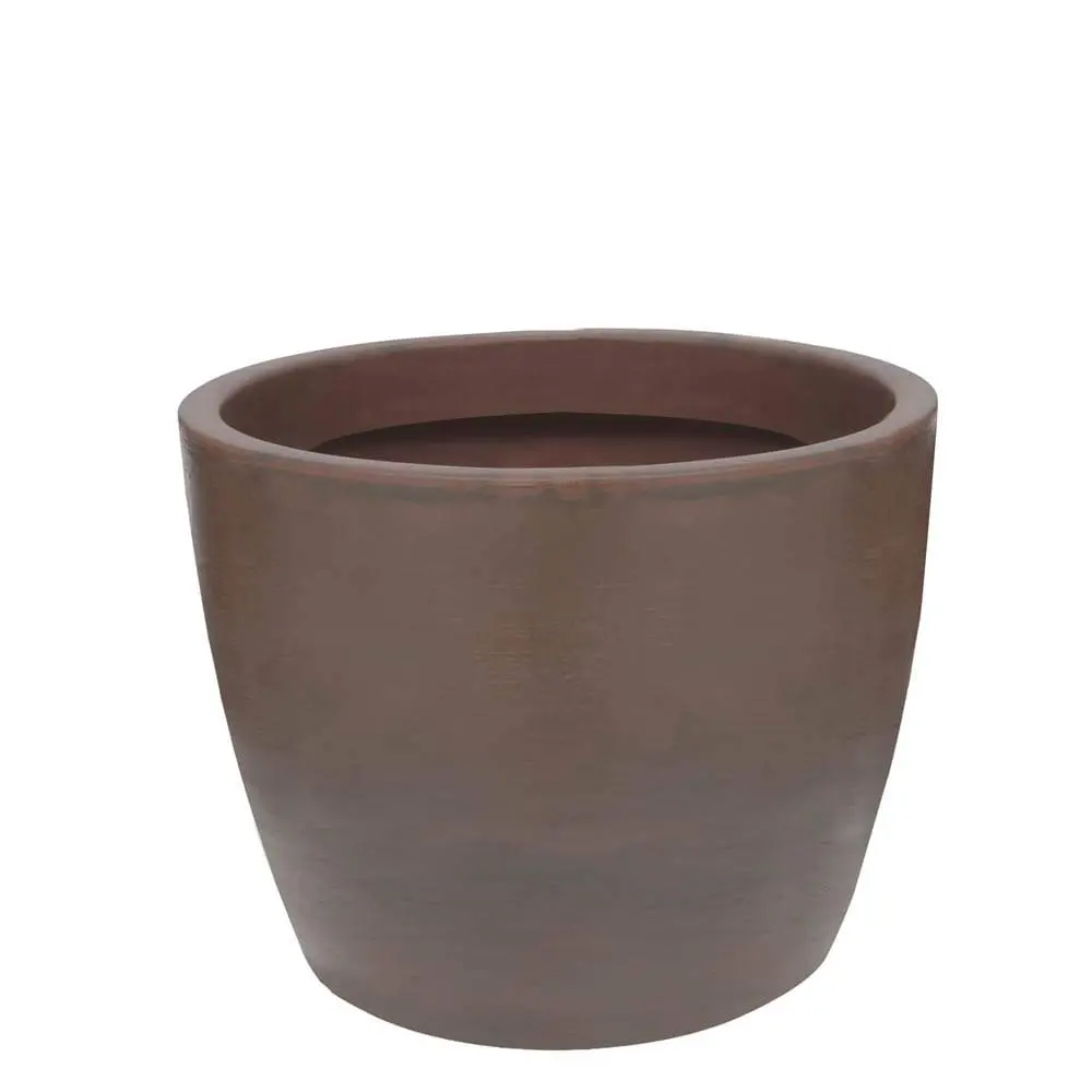 Vasart Malta Vaso de Flores Redondo, Rusty, 52x42cm