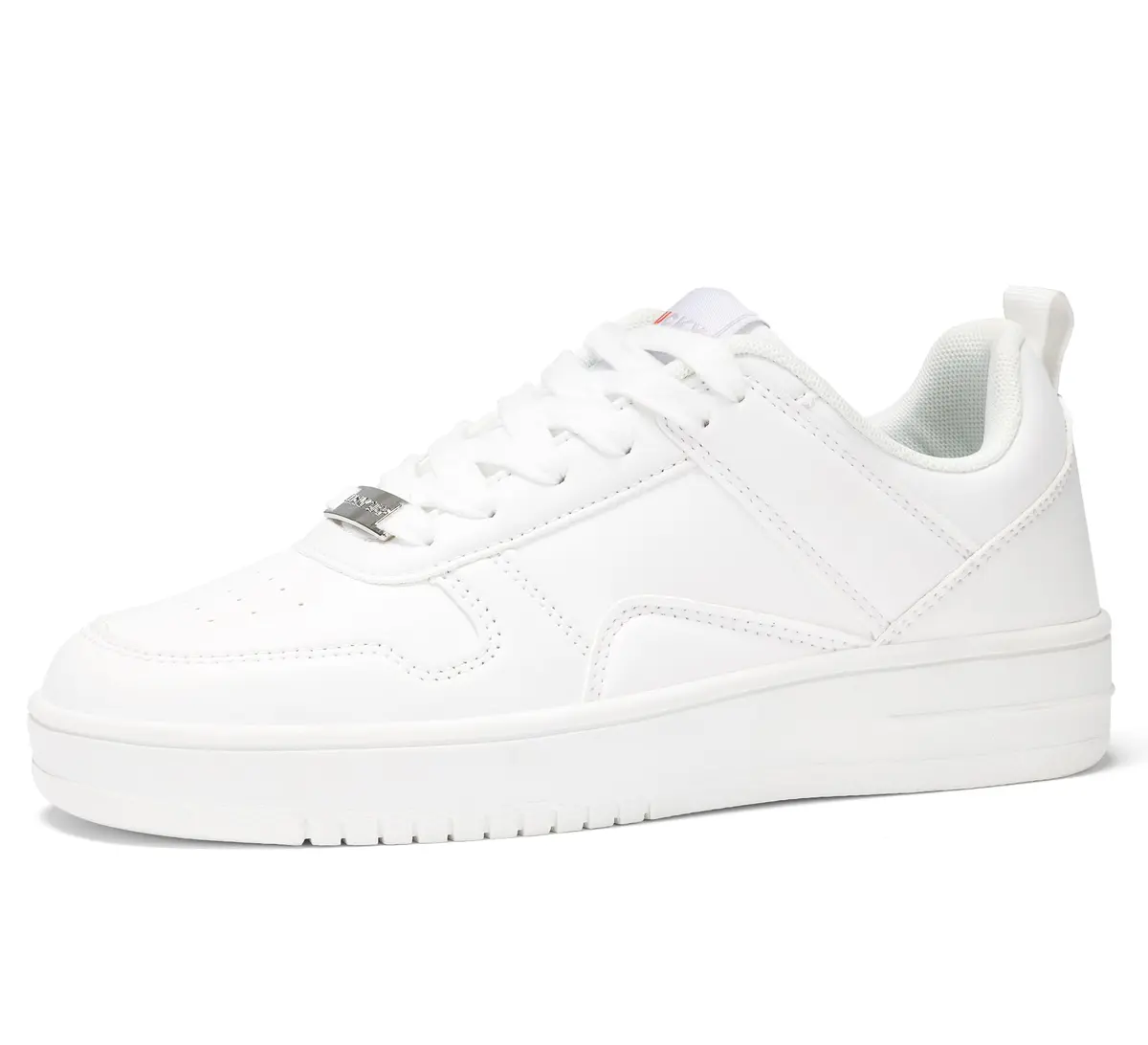 LUCKY STEP Tênis Estrela Fashion Feminino Cadarço Cano Baixo Confortável Amortecido para Caminhada