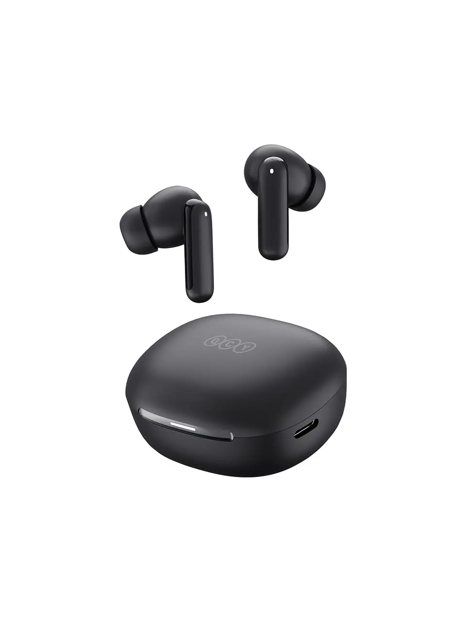 Fone de ouvido Bluetooth QCY MeloBuds N30 ANC Preto,Modelo: BH24HT16A, ANATEL Nº:00998-25-03372