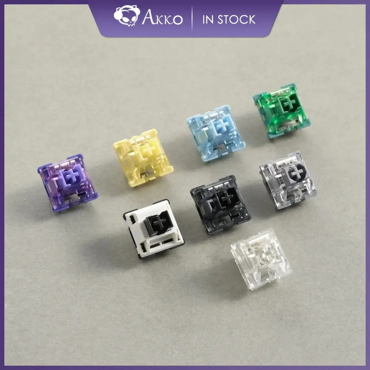 Akko v3 pro interruptores táteis/linear para teclado mecânico 45 peças pacote substituível outemu gateron cereja mx interruptor de chave - 1