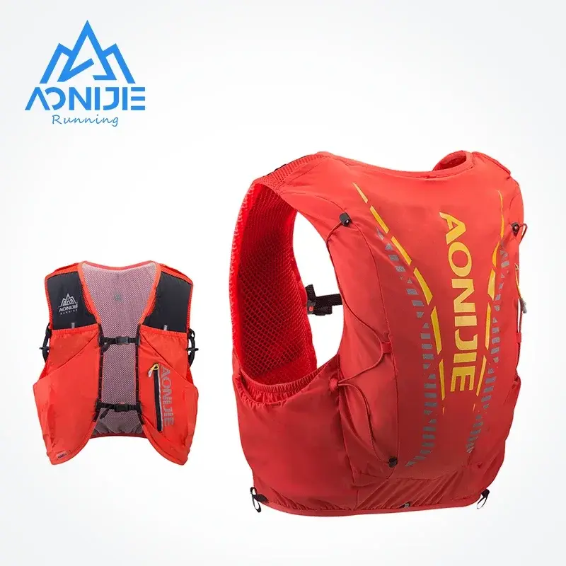Aonijie c962 pele avançada 12l hidratação mochila pacote saco colete bexiga de água macia balão para caminhadas trilha correndo maratona corrida