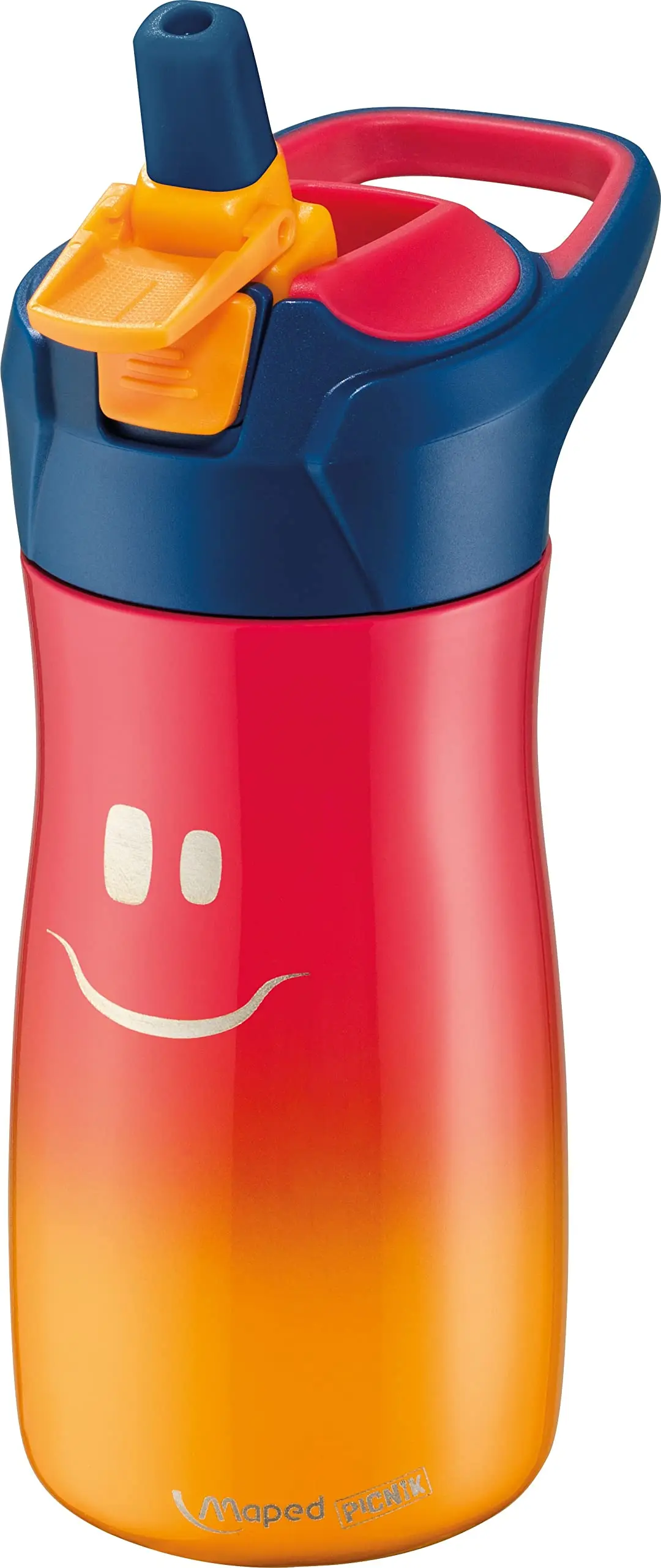 Garrafa Smiles Vermelha 430ml, Picnik Concepts, Maped, 871201