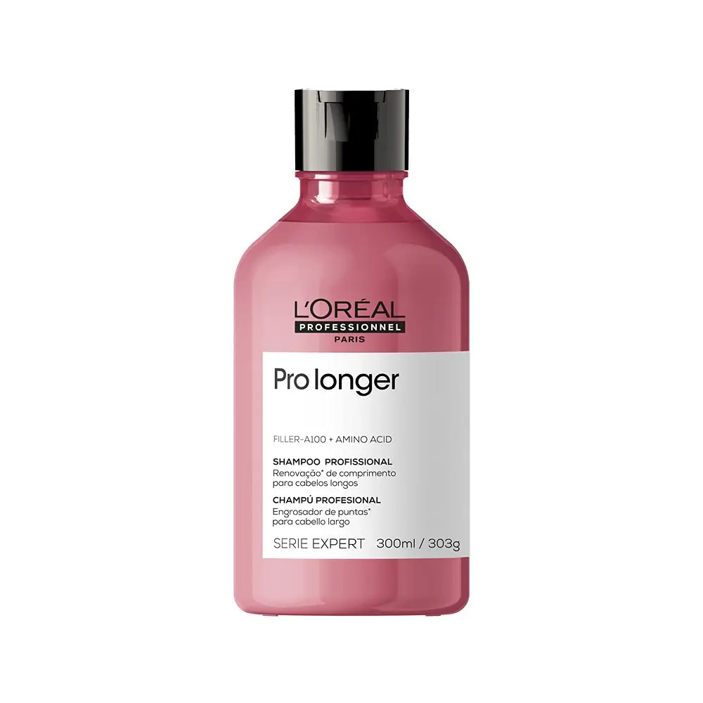 L'Oréal Professionnel Shampoo Pro Longer | Reduz a Quebra e a Aparência de Pontas Duplas | Adiciona Volume e Brilho | Para cabelos finos e com afinamento