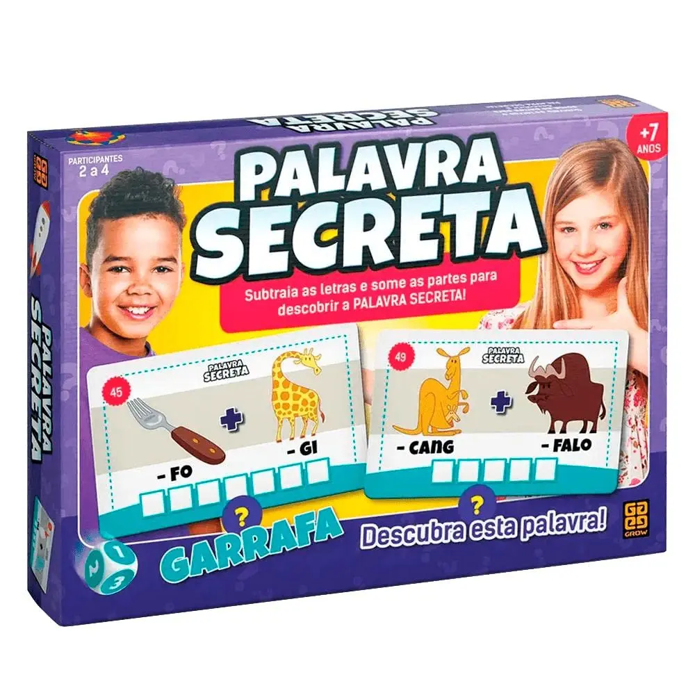 Grow, Jogo Palavra Secreta, a partir de 7 anos - 1
