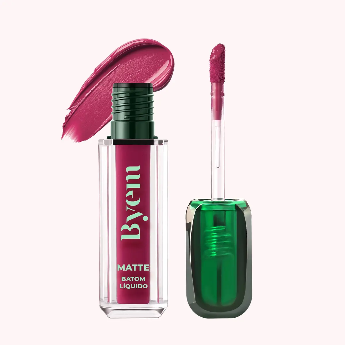 Byem Batom Líquido Matte Famous Cor Intensa Acabamento Aveludado Longa Duração 4.8ml - 1