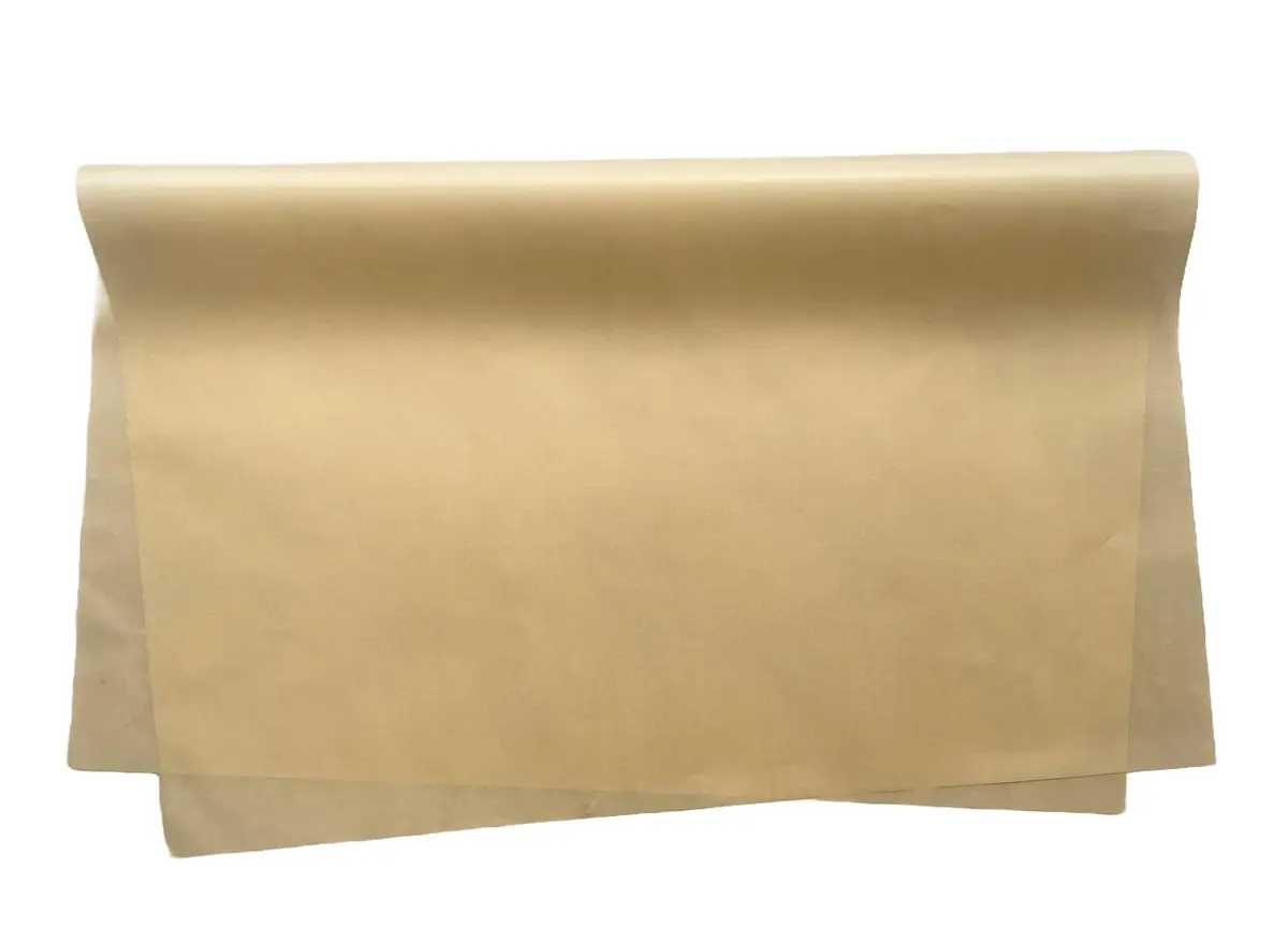 Kit 100 Folhas Papel de Seda Colorido Premium 60x48cm (Champagne)