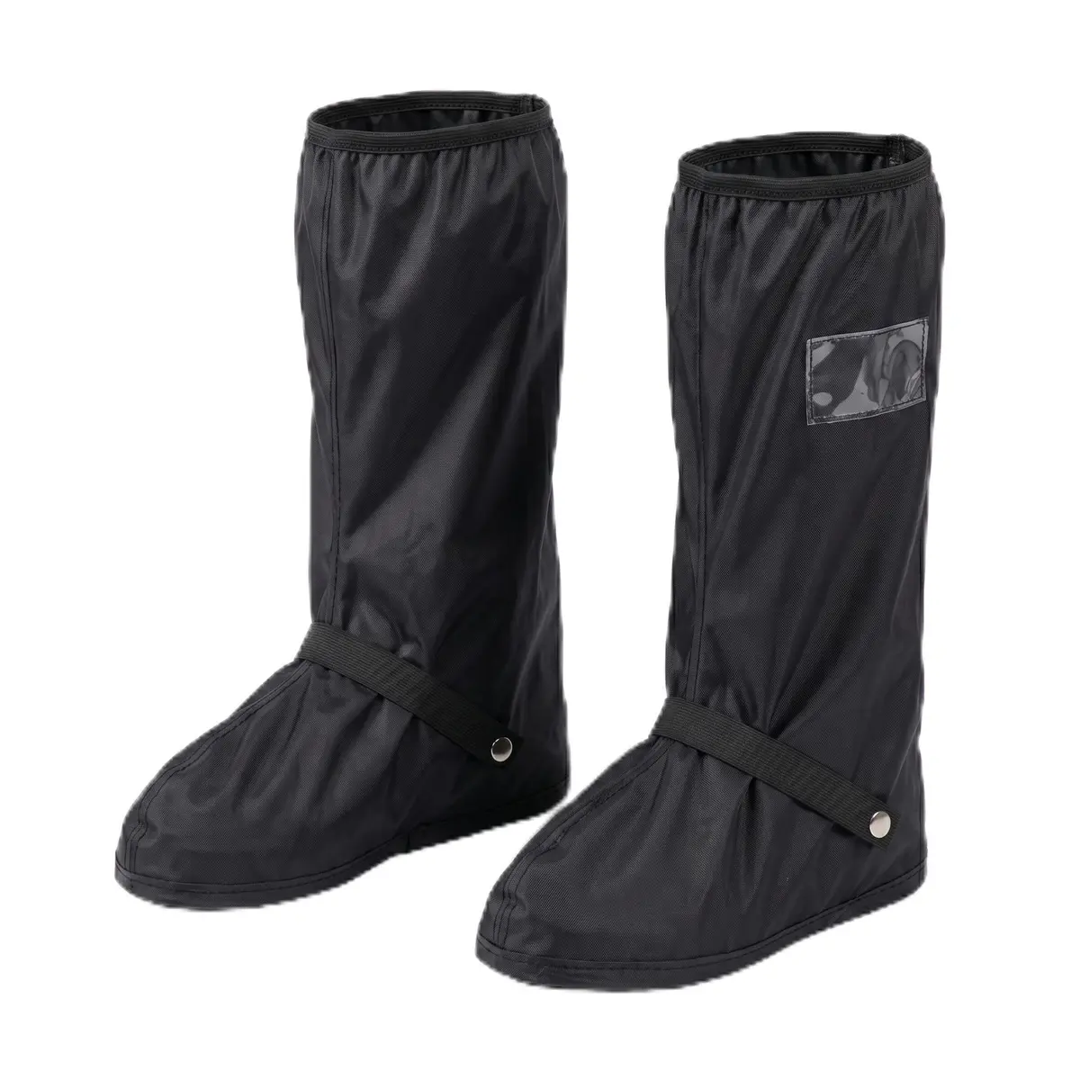 Capa De Chuva Para Bota Motociclista Impermeável Protetor De Calçado Motoqueiro Com Solado Antiderrapante E Refletivo Resistente Motoboy Premium (XL, BR, Adulto, Faixa Numérico, GG, 42, 44)
