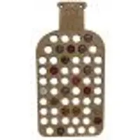 Quadro Decorativo Porta Tampinhas MDF Garrafa 32x69 - D'Rossi - 1