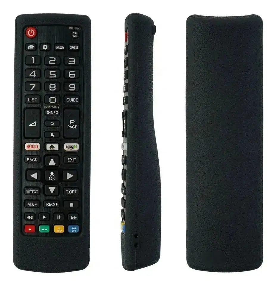 Capa De Silicone Para Controle Remoto Tv LG Smart Universal Preto