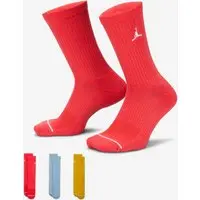 Meia Jordan Everyday Crew (3 Pares) Unissex - 1