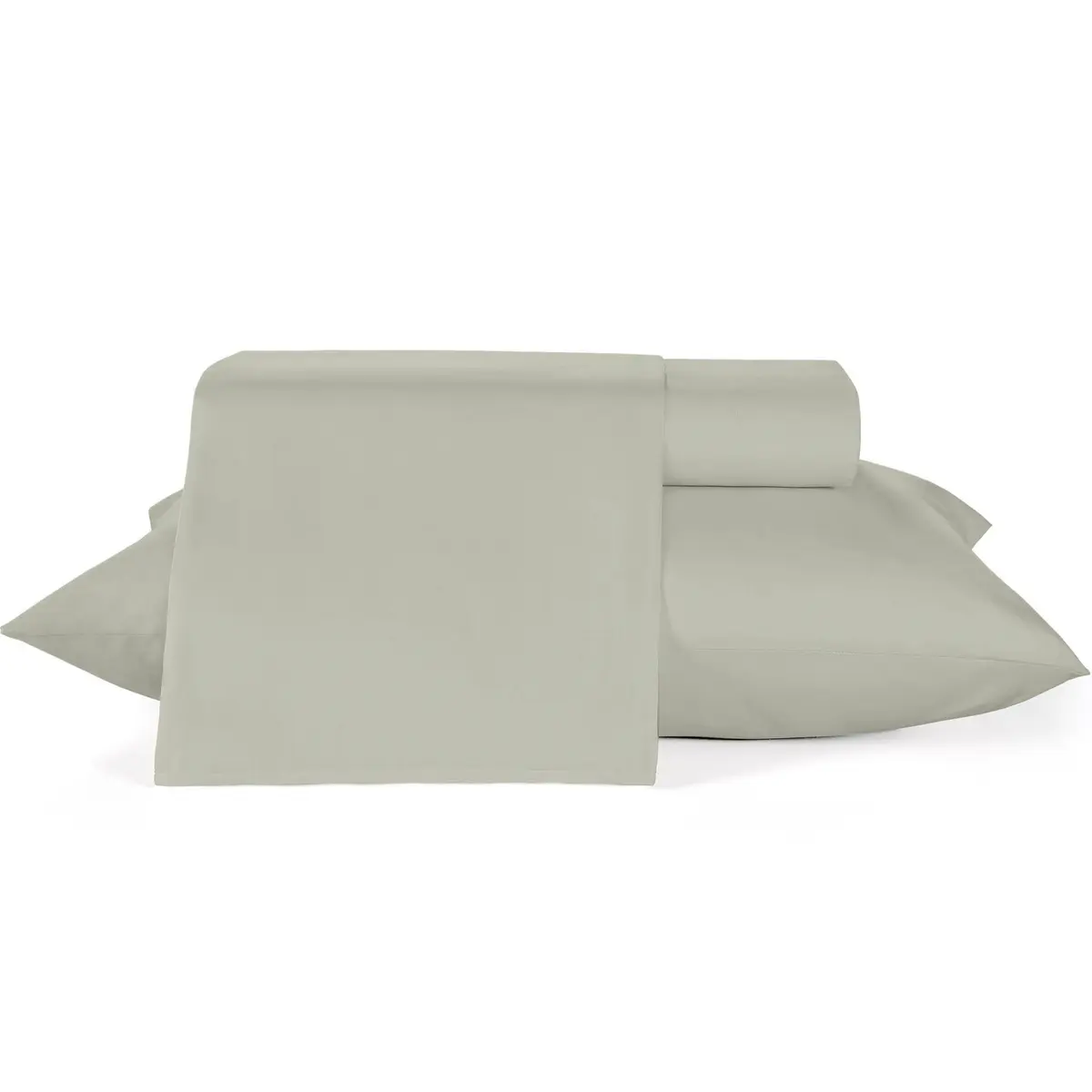 Teka Jogo Roupa de Cama Diamante Queen 100% Algodão Verde Menta - 1