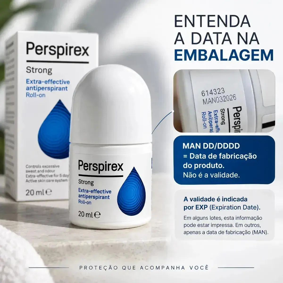 Antitranspirante roll on Perspirex Strong