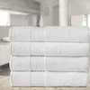 Kit 5 Toalhas Banhão Gigante para Hotel Branco - 1