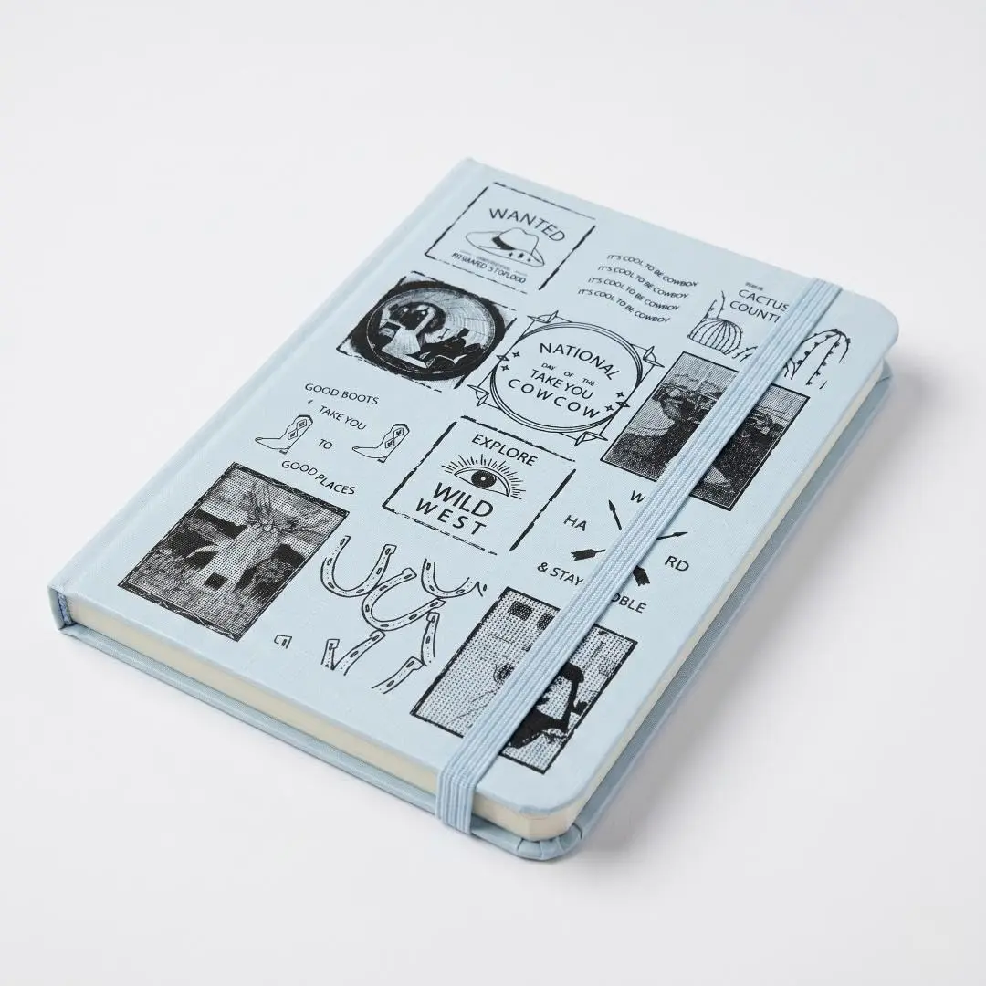 Caderno com Pauta A6 Pocket Bolso 100 Folhas 10x15 Premium National - Modelo 2