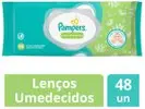 [12 Pontos Vale Bônus] Lenço Umedecido Pampers Aroma de Aloe Vera - 48 Unidades - 1