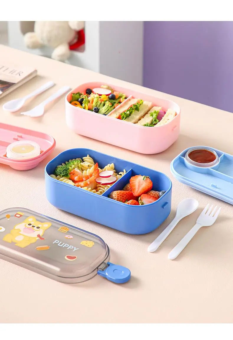 Sinovoe Marmita Lunch Box Rosa 800ml Plástico PP AS com Silicone Tampa Hermética - 21,5x10,5x8,8cm para Trabalho e Escola