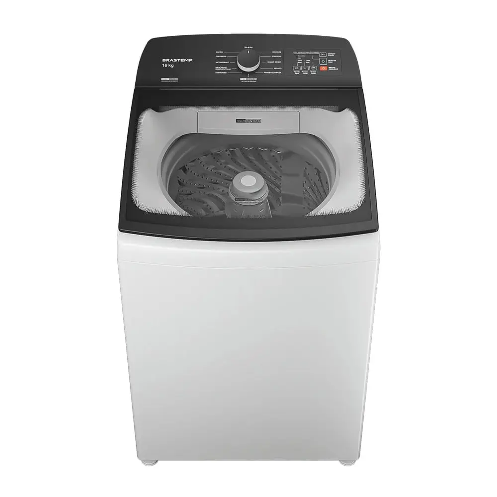 Lavadora de Roupas Brastemp 16Kg com Ciclo Tira Manchas Advanced e Smart Sensor Branca BWF16AB - 127 Volts