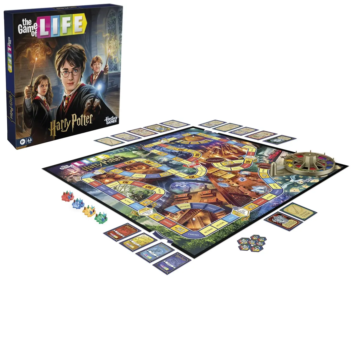 Jogo de Tabuleiro The Game of Life Edição Harry Potter, Hasbro Gaming - 1