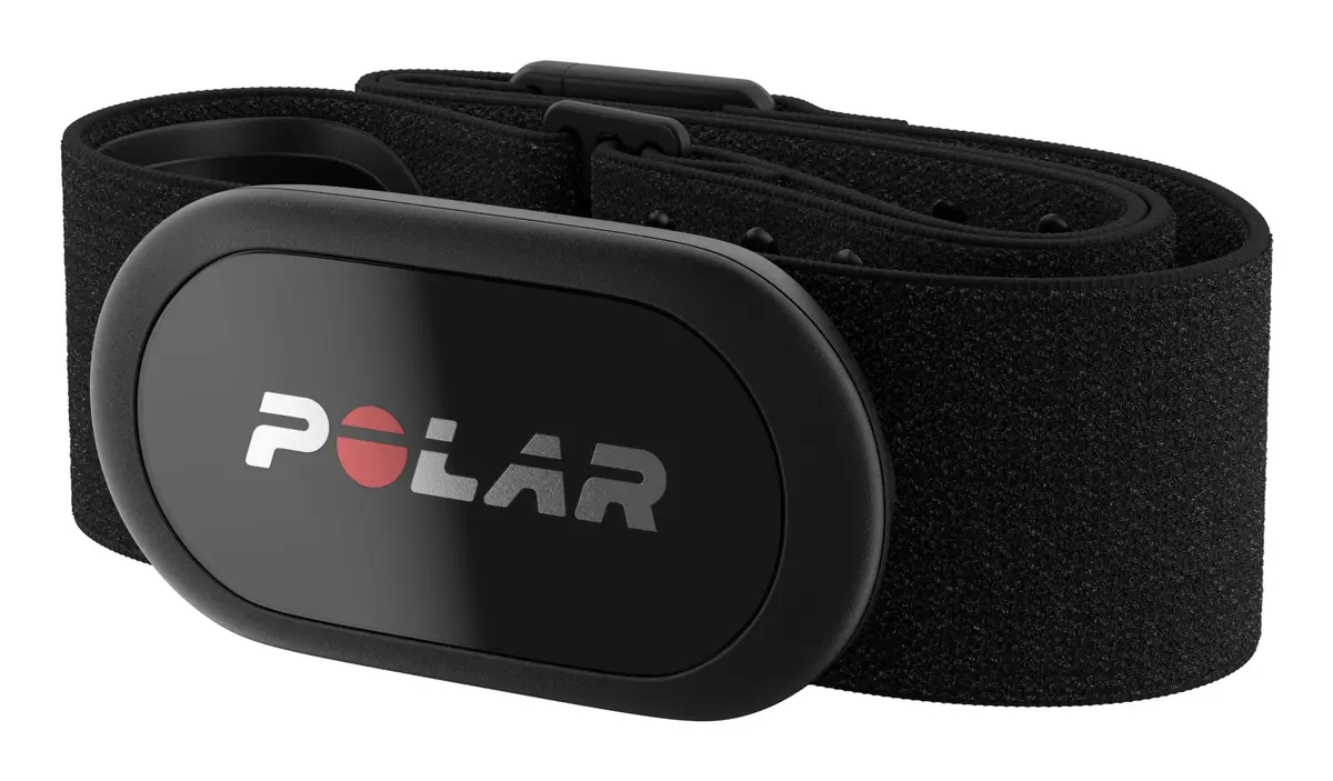Polar H10 Faixa de peito para monitor de frequência cardíaca – ANT + Bluetooth, sensor de ritmo cardíaco à prova d'água para homens e mulheres (novo) - 1