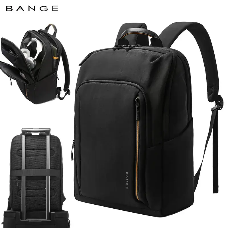 Mochila Masculina BANGE Nova Impermeável para Viagem, Esporte, Escola e Notebook