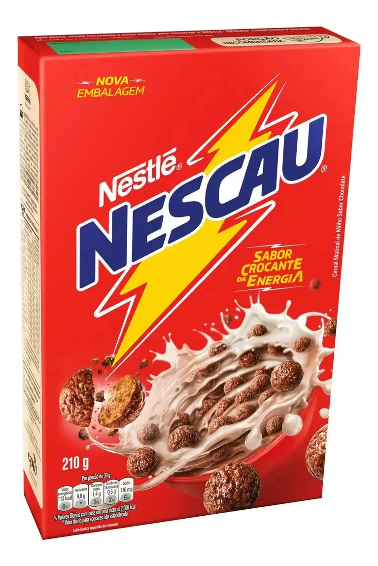 Nestlé duo nescau cereal matinal caixa 210g