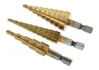 Kit 3 Brocas Escalonadas Titânio 3 a 20mm - 1