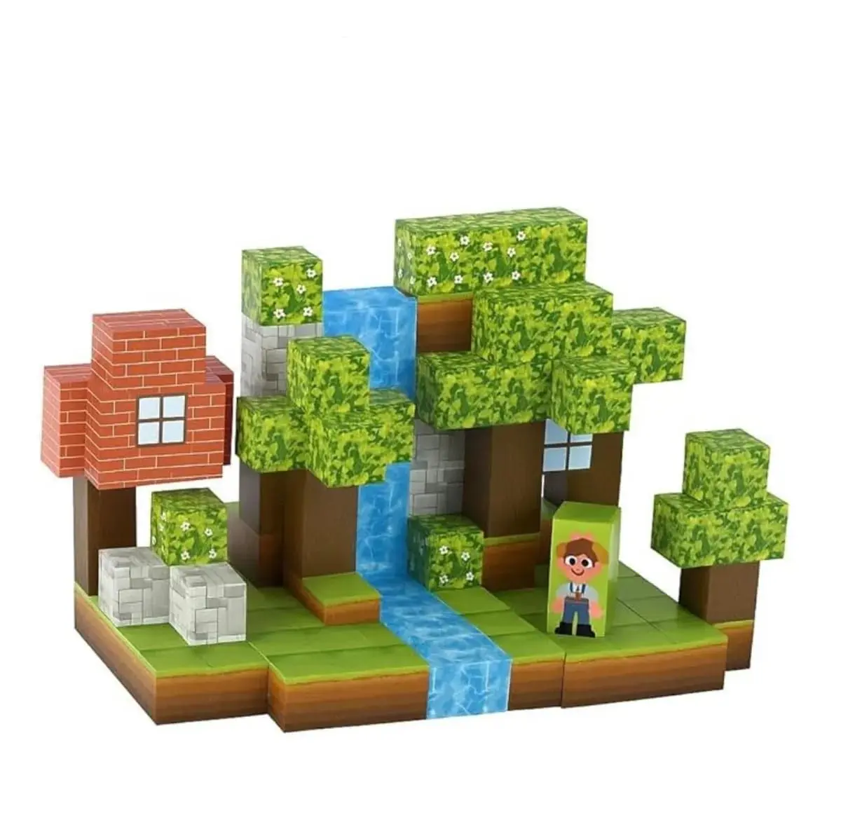 Kit Blocos Magnéticos 148 Peças de Montar Brinquedo Educativo Infantil | Desenvolve criatividade, raciocínio lógico, coordenação motora e autonomia