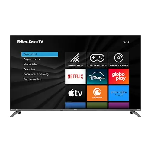 Smart TV 55" Philco 4K LED com Roku e Dolby Audio thumbnail 3