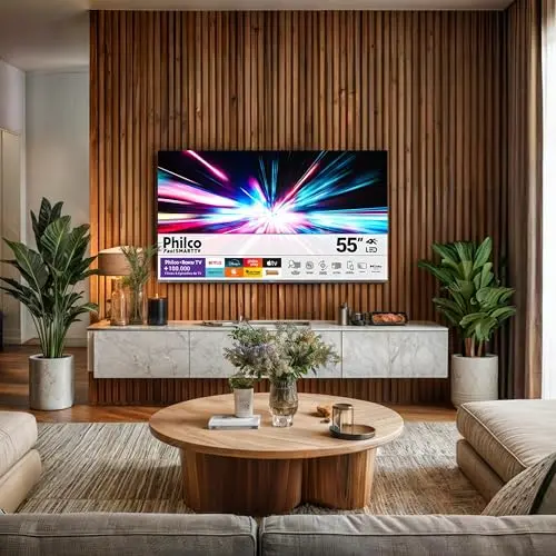Smart TV 55" Philco 4K LED com Roku e Dolby Audio thumbnail 6