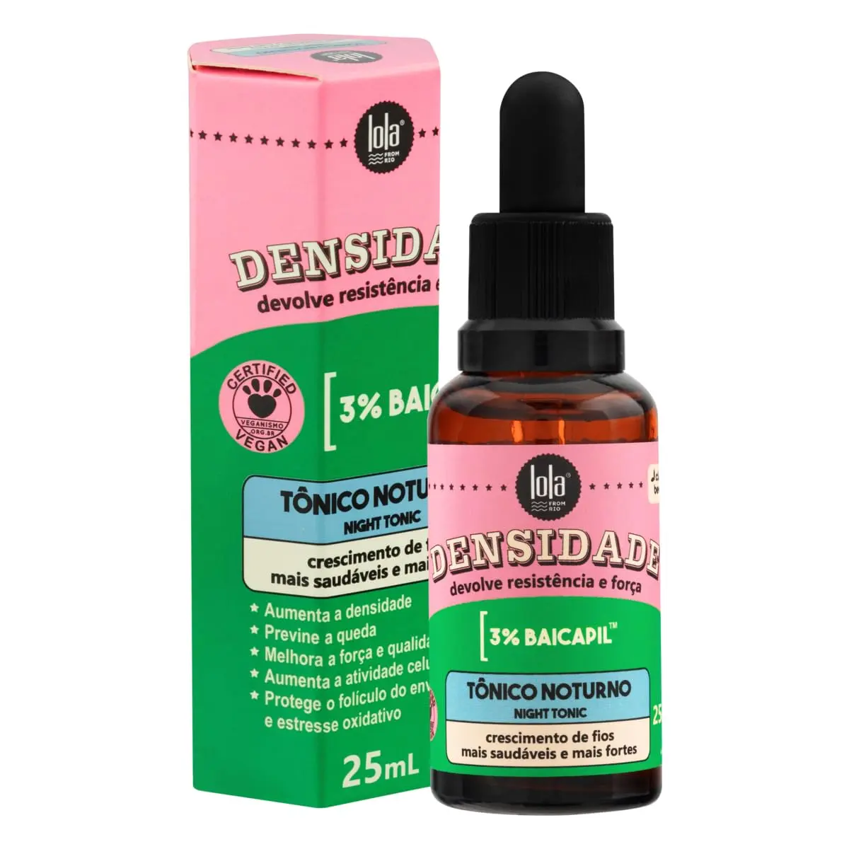Densidade Tônico Noturno Capilar 25ml, Lola Cosmetics - 1