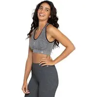 Top Fitness sem Bojo Oxer Baixa Sustentação Seamless Alça Cruzada - Adulto