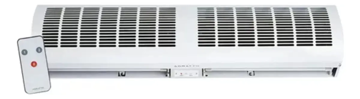 Cortina De Ar C/ Controle Remoto Agratto 90cm Monofasic Cor Branco - 1