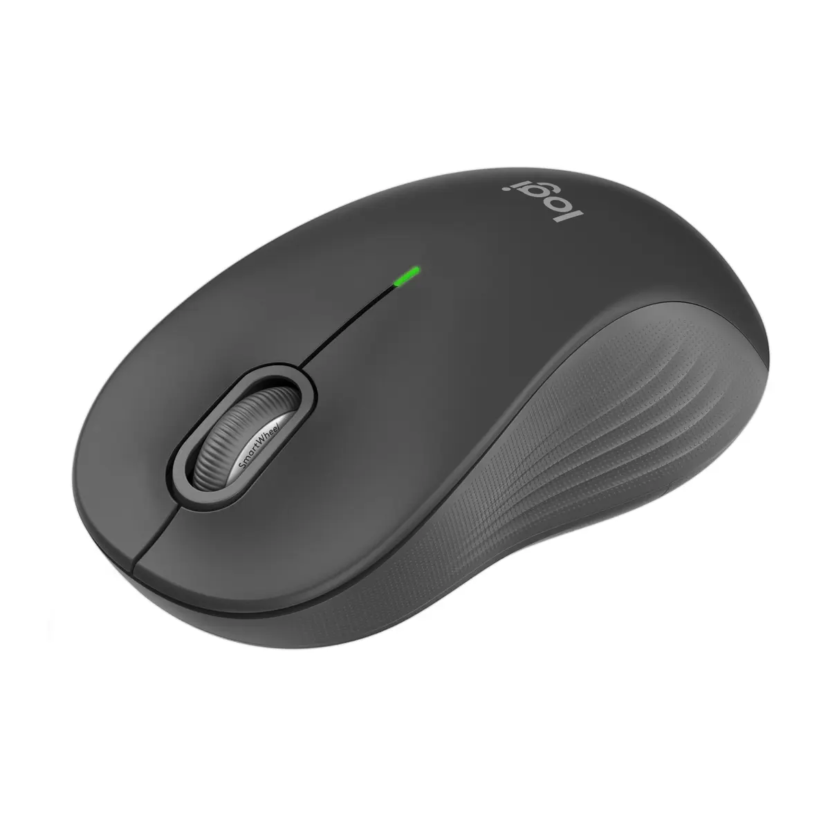 Mouse sem fio Logitech Signature M550 L com Design de Tamanho Padrão, Clique Silencioso, Conexão Bluetooth ou USB Logi Bolt, Compatível com Windows, macOS, Linux, ChromeOS, ipadOS e Android- Grafite - 1