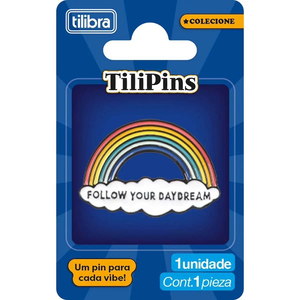 Tilibra - Pin de Metal TiliPins Arco-Íris