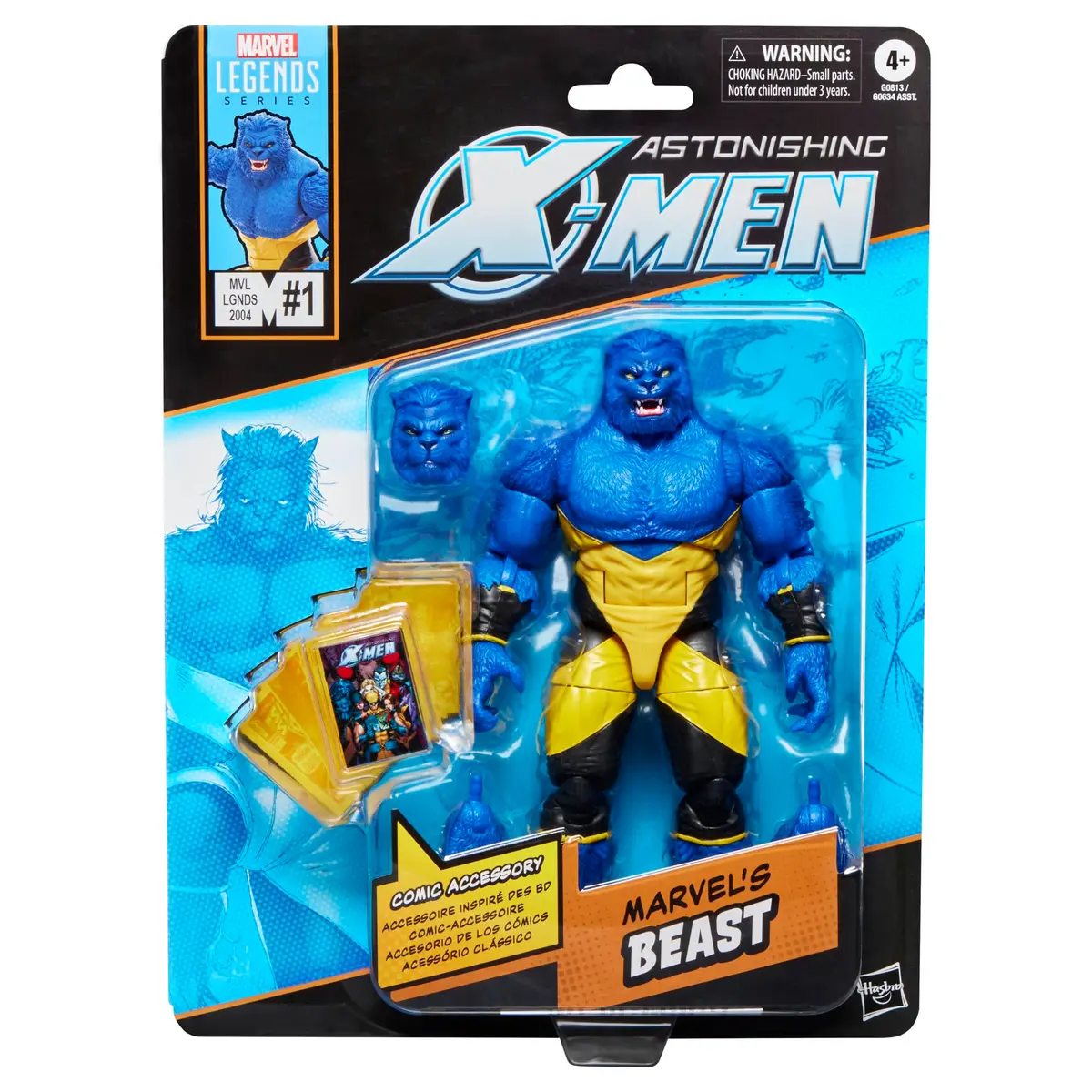 Marvel Legends Series Marvels Beast Figura | Marvel Legends Comics Inspired Figura de ação de 6 polegadas Wave 2 - Beast