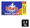 Sabão em Pó Brilhante Limpeza Total 2,2 kg - 1