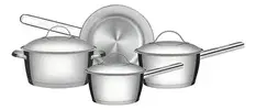 Jogo De Panelas Com 4 Peças Aço Inox Allegra Tramontina - 1