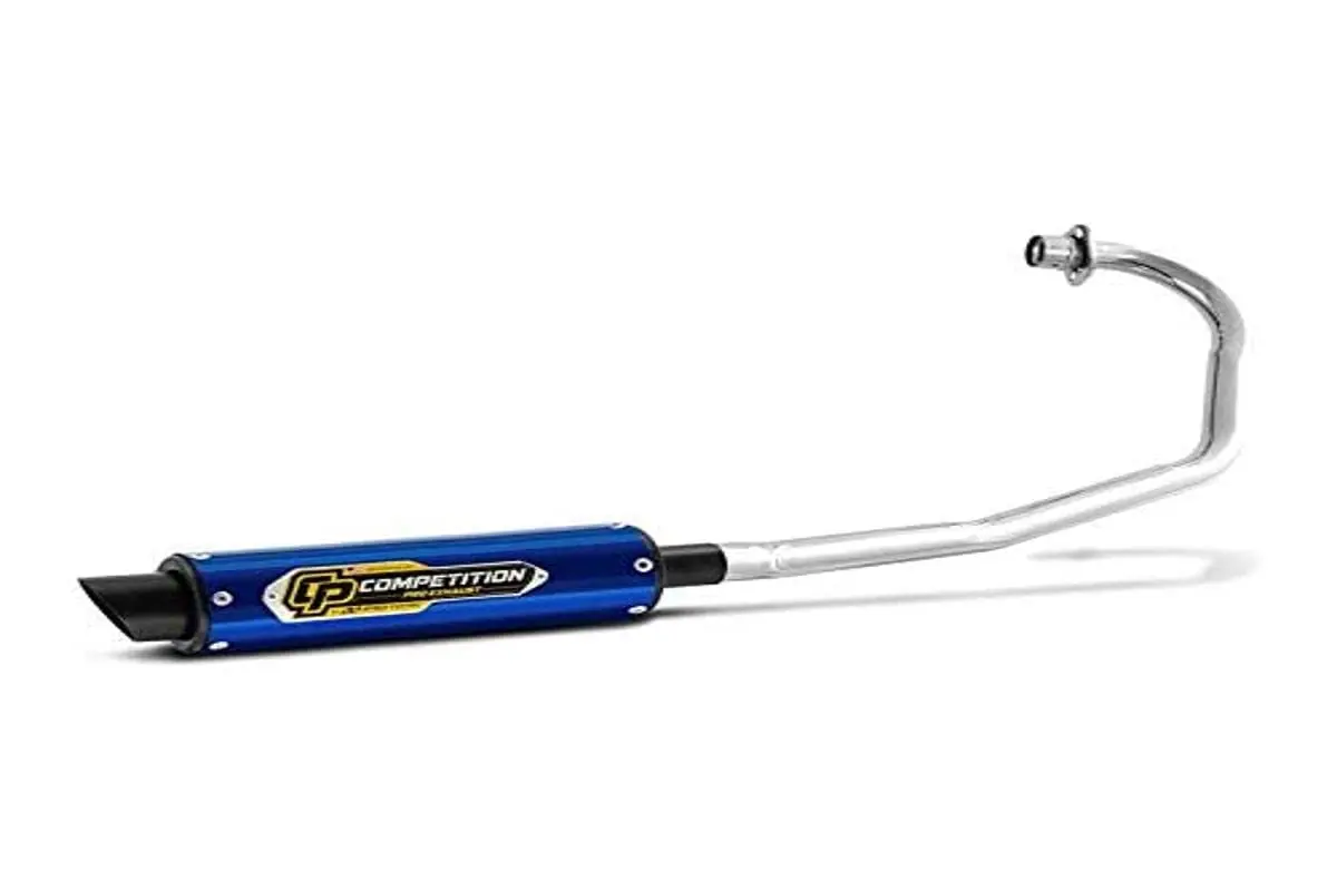 ESCAPAMENTO PRO TORK COMPETITION [CURVA CROMADA] TITAN 125 1995/99 AZUL