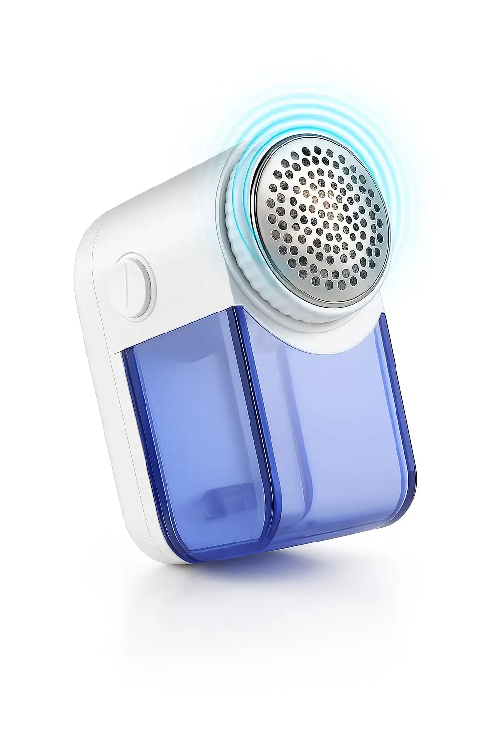 Papa Bolinhas Removedor de Fiapos e Pelos Portátil Azul e Branco | Pilha - 1