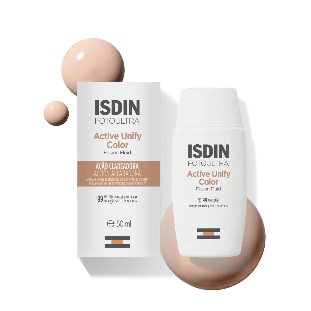 ISDIN Clareador Facial Foto Ultra Active Unify Color FPS 99-50ml